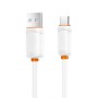 Дата кабель USB 2.0 AM to USB-C 1.0m 3A white XO (XO-CB-300UC-WH)