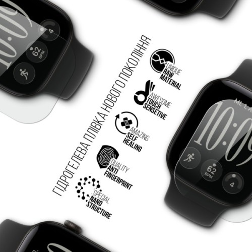 Плівка захисна Armorstandart hydrogel Apple Watch 12 42mm 6 pcs (ARM94004)