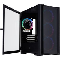 Корпус для ПК 1stPlayer T4-G-BK-4FS7