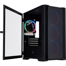 Корпус для ПК 1stPlayer T4-G-BK-4FS7