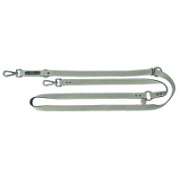 Повідець для собак Trixie CityStyle V-Lead бавовна S–M 2 м 13 мм світло-сірий (4053032681699)