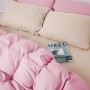 Постільна білизна MirSon 007-008 Milk/Pink Фланель 2 x 160 x 220 Сімейний Євро (2200009659959)