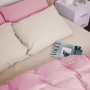 Постільна білизна MirSon 007-008 Milk/Pink Фланель 2 x 160 x 220 Сімейний Євро (2200009659959)