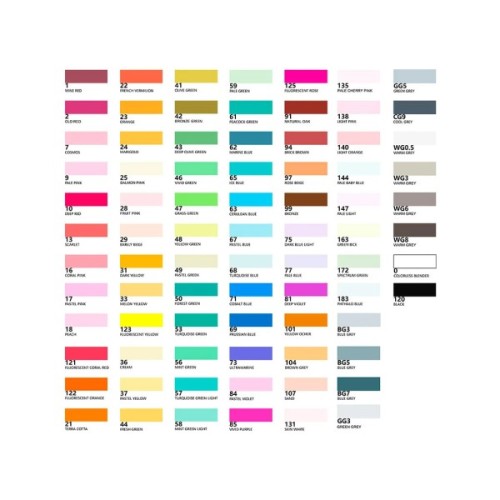 Художній маркер Arrtx Спиртові Alp ASM-0280A 80 кольорів (LC302192)