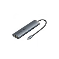 Концентратор Vention USB-C 9-in-1 HDMI 60Hz + 2xUSB 3.0 + RJ45 + SD/TF + 3.5mm + PD 100W (TGVHB)