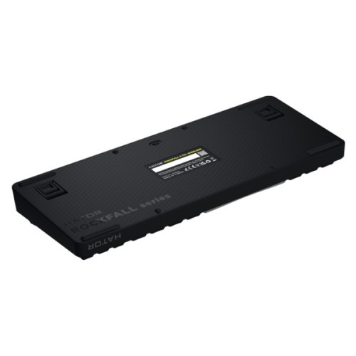 Клавіатура Hator Rockfall 3 Mecha TKL QMK/VIA Orange Wireless Black (HTK850UA)