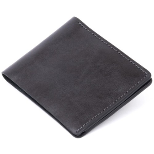 Портмоне Grande Pelle У гладкій шкірі Чорне (11311)