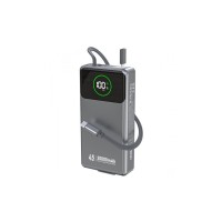 Батарея універсальна Dudao K31Pro 20000mAh 45W PD, QC, with built-in USB-C/Lightning cables (6977196682010)