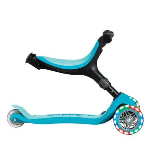 Самокат Globber серії Go Up Active 360 аква Колеса з підсвічуванням (749-300)
