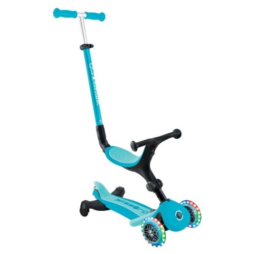 Самокат Globber серії Go Up Active 360 аква Колеса з підсвічуванням (749-300)