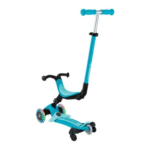 Самокат Globber серії Go Up Active 360 аква Колеса з підсвічуванням (749-300)