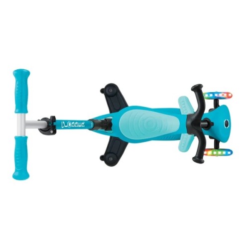 Самокат Globber серії Go Up Active 360 аква Колеса з підсвічуванням (749-300)