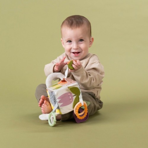 Розвиваюча іграшка Taf Toys кубик колекції Садочок у місті - Їжачок і бурячок (13095)