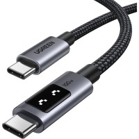 Дата кабель USB-C to USB-C 2.0m PD 100W L509 black Ugreen (35512)
