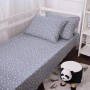 Постільна білизна MirSon 012 Grey Stars Фланель 2 x 160 x 220 Сімейний Євро (2200009653155)