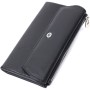 Портмоне ST Leather З натуральної шкіри Чорне (22698)