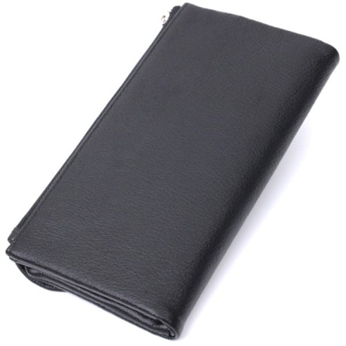 Портмоне ST Leather З натуральної шкіри Чорне (22698)