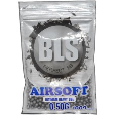 Страйкбольні кульки BLS Ultimateheavy (Stainless) Grey 6 мм 0,50 г 1000 шт (1928.00.13) Страйкбольні кульки BLS Ultimateheavy (Stainless) Grey 6 мм 0,50 г 1000 шт (1928.00.13)