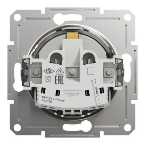 Розетка Schneider Electric ASFORA зі штор. алюміній (EPH2900261)