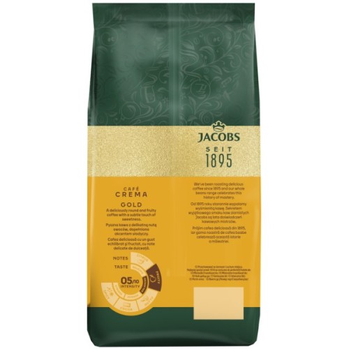 Кава Jacobs Crema Gold в зернах 1 кг (8711000539217)
