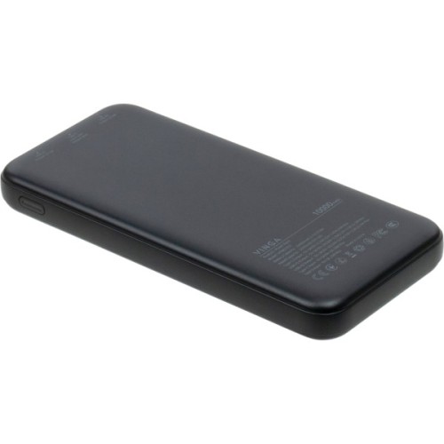 Батарея універсальна Vinga 10000 mAh 22.5W Display Black (VPBB1022)