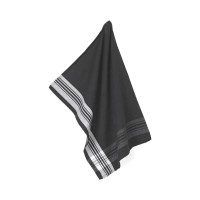 Рушник Kela кухонний Gianna, 70x50 см, чорний зі смужками (12786) (00000023330)