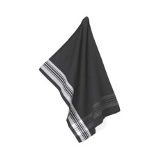 Рушник Kela кухонний Gianna, 70x50 см, чорний зі смужками (12786) (00000023330)
