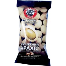 Горіхи Hokkaido Club Арахіс смажений солоний в хрусткій оболонці зі смаком грибів в сметані 60 г (4820172442479)