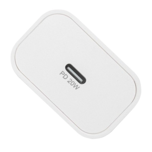 Зарядний пристрій RivaCase 1xUSB Type-C PD 20 Вт кабель Type-C white (PS4101 WD4 (White))