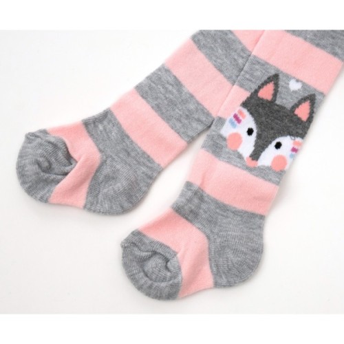 Колготки дитячі BNM з лисичкою (M0C0301-2076-68G-gray)