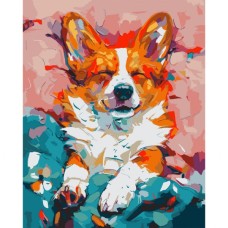Картина по номерам Santi Улюблений коргі 40х50 см (955747)