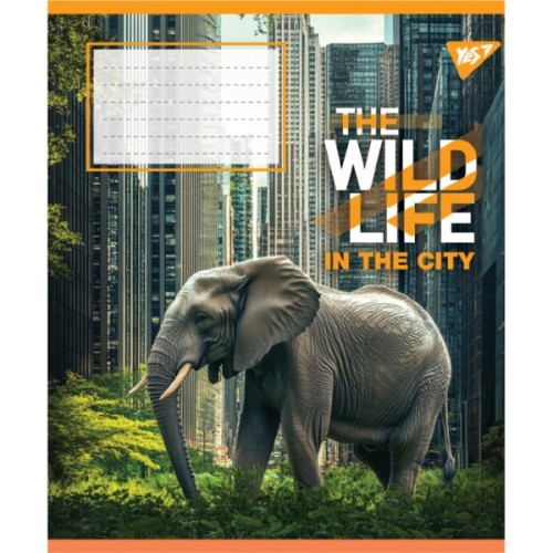 Зошит Yes The wild in the city А5 96 аркушів лінія (767773)