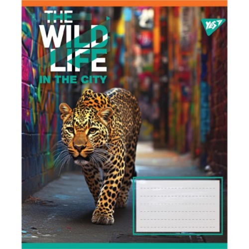 Зошит Yes The wild in the city А5 96 аркушів лінія (767773)