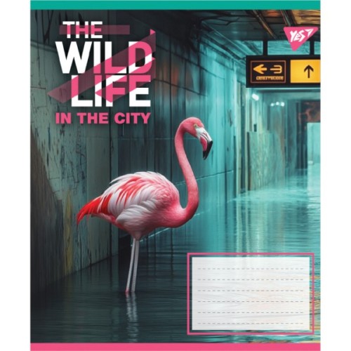 Зошит Yes The wild in the city А5 96 аркушів лінія (767773)