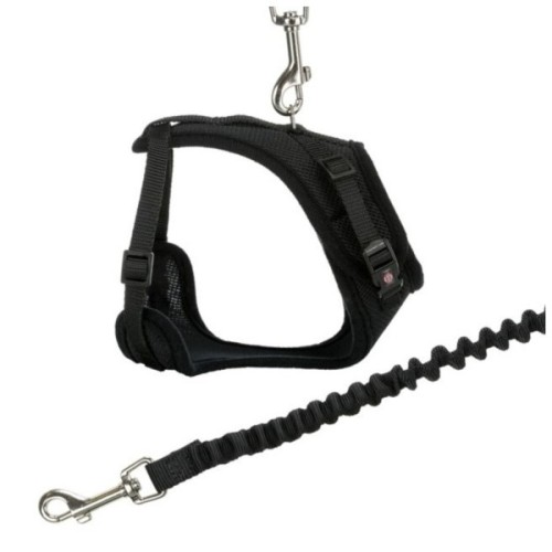 Шлея для котів Trixie Y-Harness 39-60 см/10 мм бірюзова (4057589418906)