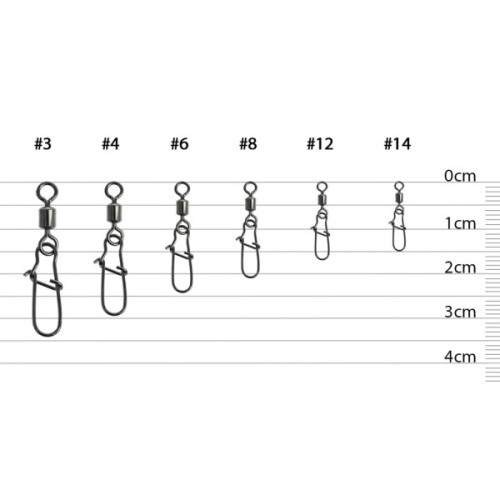 Вертлюг Select з застібкою Basic Swivel Snap No.14 (10 шт/уп) (1870.75.47)