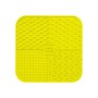 Універсальний посуд для тварин WAUDOG Silicone Килимок для злизування 19х19х1 см жовтий (23528)
