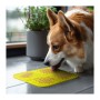 Універсальний посуд для тварин WAUDOG Silicone Килимок для злизування 19х19х1 см жовтий (23528)
