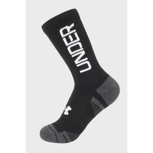 Шкарпетки Under Armour 1379515-002 Perf Tech Nov 3 пари Crew чорний MD (196884681982)