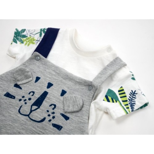 Набір дитячого одягу Tongs з тигриком (2834-62B-gray)