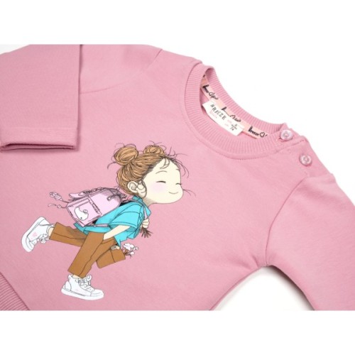 Набір дитячого одягу Breeze з дівчинкою (21115-86G-lilac)