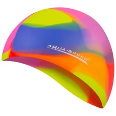 Шапка для плавання Aqua Speed Bunt 4068 113-75 мультиколор Уні OSFM (5908217640680)