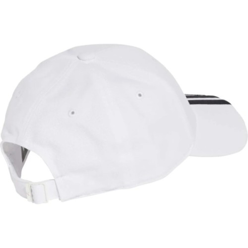 Кепка Adidas 3-Stripes New Logo Baseball JE5652 білий OSFW 54-56 см (4067902592770)
