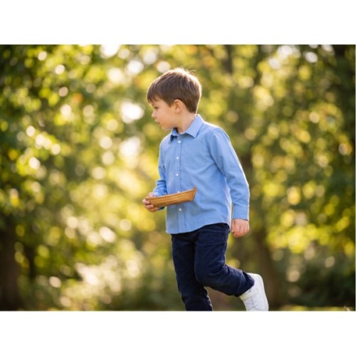 Сорочка дитяча Silver Spoon с длинным рукавом (SS14B-1402-80-A-146B-darkblue)