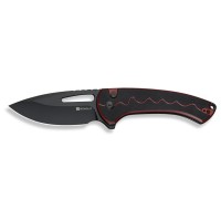 Ніж Sencut Squiggy, Burgundy/Black G10, Darkwash (S24082A-3)