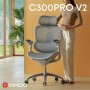Офісне крісло Sihoo C300 PRO V2, White (C300-PRO-V2-B102)