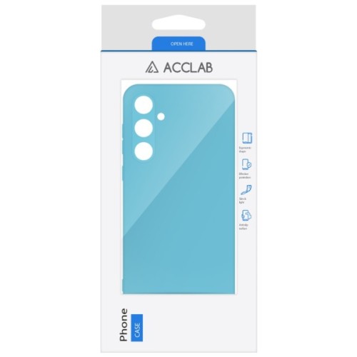 Чохол до мобільного телефона ACCLAB Silicone Case Samsung Galaxy A35 Light Blue (1283126601880)
