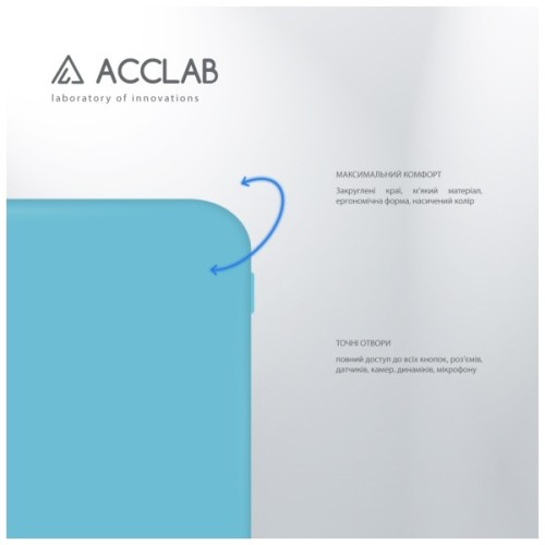 Чохол до мобільного телефона ACCLAB Silicone Case Samsung Galaxy A35 Light Blue (1283126601880)