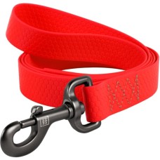 Повідець для собак WAUDOG Waterproof S Ш 15 мм Д 305 см червоний (27383)