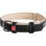 Нашийник для тварин WAUDOG Soft з QR паспортом, металеві прикраси M Ш 25 мм Д 38-49 см (7206)